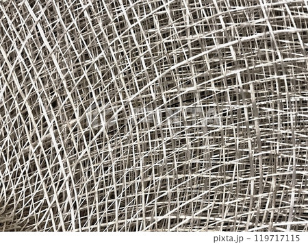 Macro shot of netting or mesh material 119717115