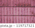 ピンクの長方形石材 119717321