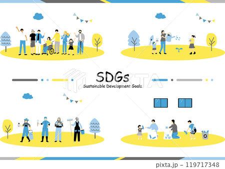 SDGs　持続可能な社会 119717348