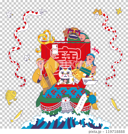 2025 Year of the Snake celebration illustration 2025 Year of the Snake celebration illustration 119718888