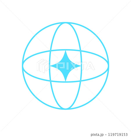 90s mesh planet shape, cyberpunk neon grid pattern form symbol, y2k geometric 3d wireframe shape graphic, brutal art trendy net figure object, futuristic geometry wire frame structure illustration. 119719153