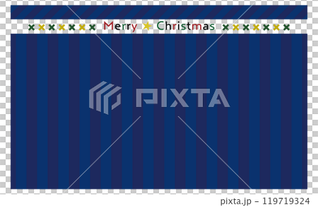 クリスマスカラーのストライプシームレスパターン/青 クリスマスカラーのストライプシームレスパターン/青 119719324