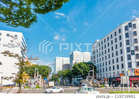 JR仙台駅東口 宮城野通 東七番丁通り 交差点 JR仙台駅東口 宮城野通 東七番丁通り 交差点 119719901