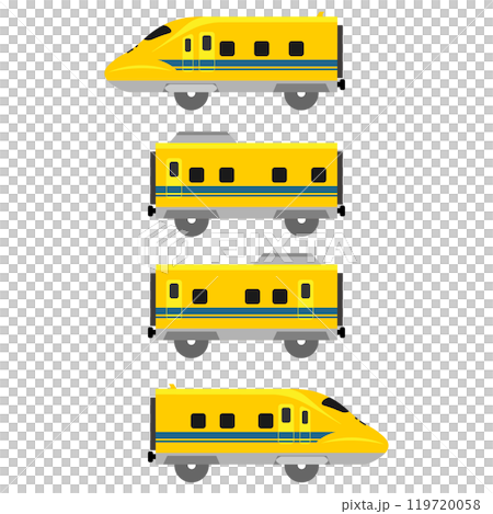 玩具風格 923 型黃色醫生的向量圖解 玩具風格 923 型黃色醫生的向量圖解 119720058