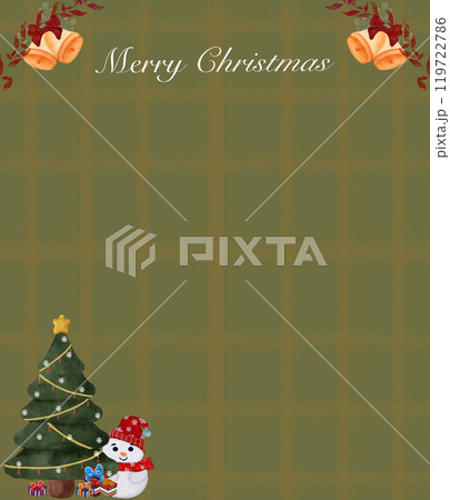 Christmas tree background 119722786