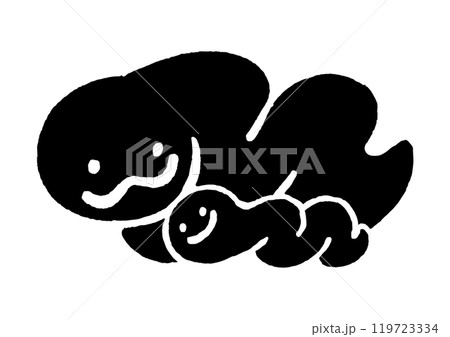 よりそう巳の親子_黒 119723334