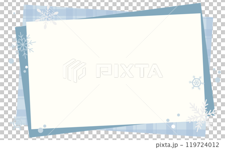 冬天可愛的雪花背景框 冬天可愛的雪花背景框 119724012