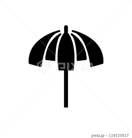 Umbrella icon logo design template isolated illustration Umbrella icon logo design template isolated illustration 119725017