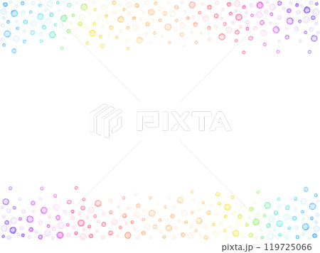 水玉模様の背景 119725066