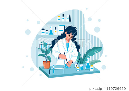 Doctor verifying patient medical history 119726420