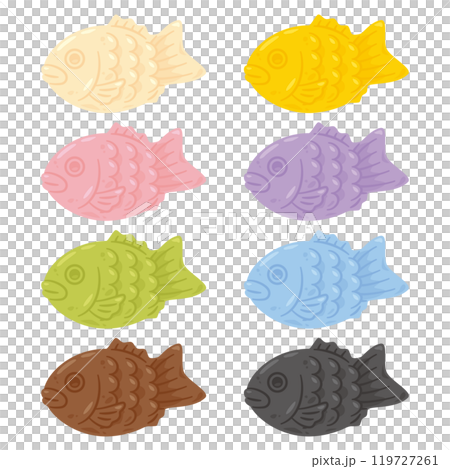 Colorful Taiyaki Set 1 119727261