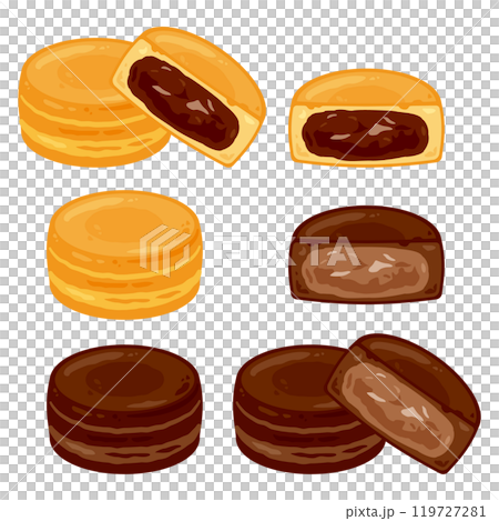 今川燒巧克力奶油套餐 119727281