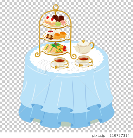 桌上的下午茶套餐1 119727314