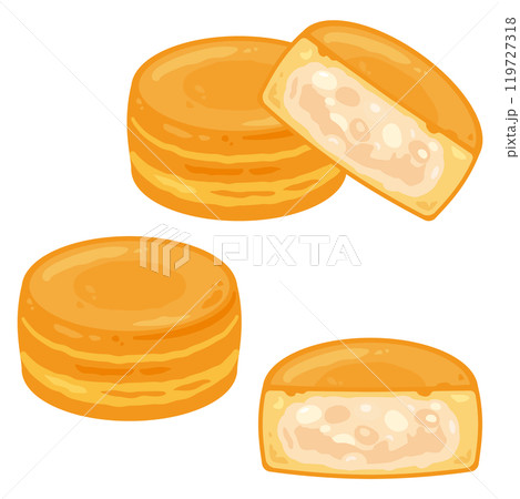 白あん入りの今川焼きセット 119727318