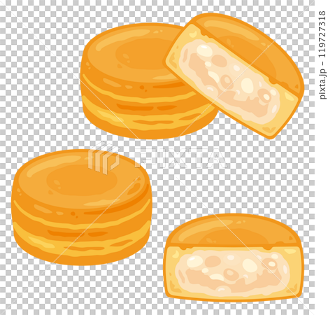 白あん入りの今川焼きセット 119727318