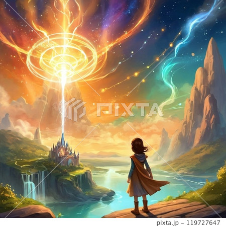 地球資源の大切さ電気やガスの節約。キレイな環境を大事に守って共に繁栄していきましょう！ 119727647