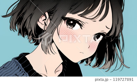 口をとがらせて不機嫌そうな顔をしている若い女性