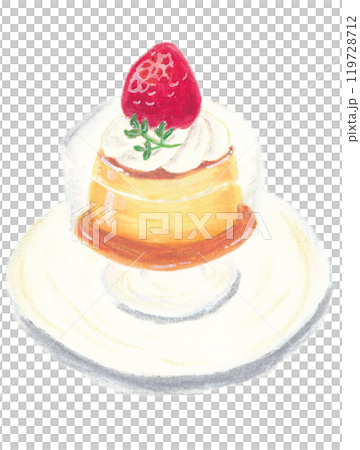 咖啡館和咖啡館的可愛布丁 119728712