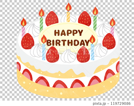 バースデーケーキ バースデーケーキ 119729086