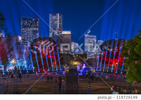 横浜みなとみらいの都市夜景　冬のライトアップイベント「ヨルノヨ2023」【神奈川県・横浜市】 119729149