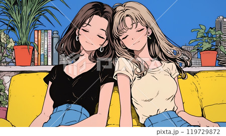 仲良しな女友達たち