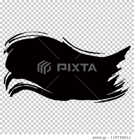 簡單的波 sumi-e 插畫素材向量 119730012