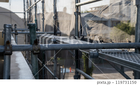 外壁工事の足場 外壁工事の足場 119731150