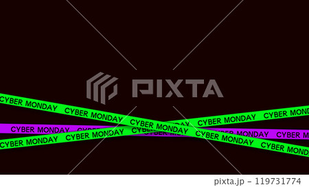 3d red ribbons for Black Friday sale on dark brick wall background. Crossed ribbons. Graphic elements for big sale. Vector illustration. 3d red ribbons for Black Friday sale on dark brick wall background. Crossed ribbons. Graphic elements for big sale. Vector illustration. 119731774