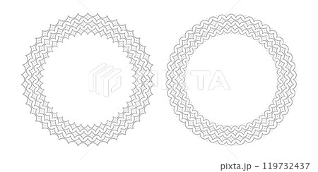 Set of Radial Circle Patterns for Round Frames. Set of Radial Circle Patterns for Round Frames. 119732437