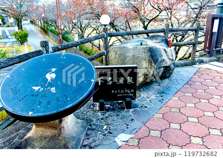 【岐阜】秋の下呂温泉　下呂大橋と下呂温泉の石碑 119732682