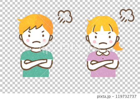 Angry child 119732737