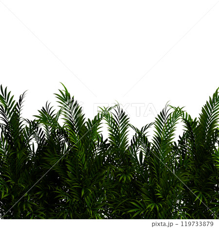 Nature isolated over white.3d illustration. 119733879