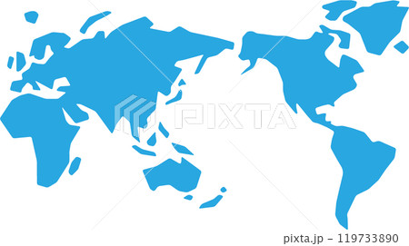 世界地図 世界地図 119733890