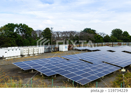 太陽光発電所 ソーラーパネル 太陽光発電所 ソーラーパネル 119734229
