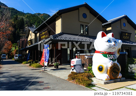 【岐阜】秋の下呂温泉 大きな招き猫と民芸館 【岐阜】秋の下呂温泉 大きな招き猫と民芸館 119734381
