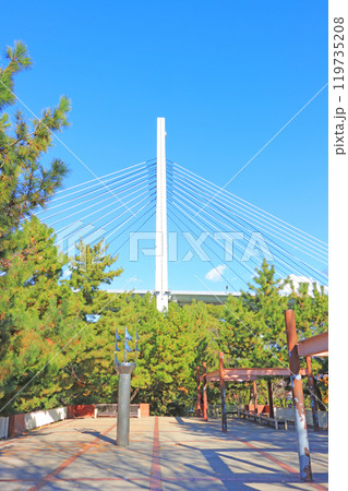 大阪府大阪市、天保山公園の風景 大阪府大阪市、天保山公園の風景 119735208