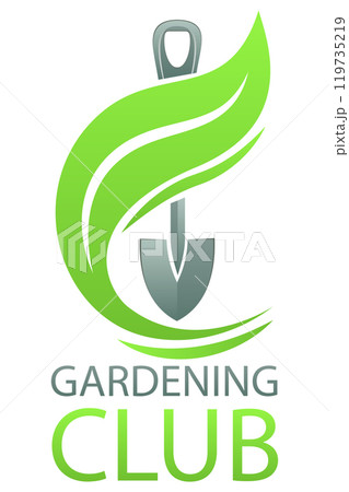 gardenig club logo for your business or company vector illustration 119735219