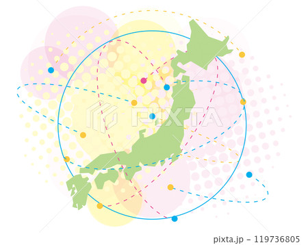 日本地図 119736805