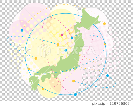 日本地図 119736805