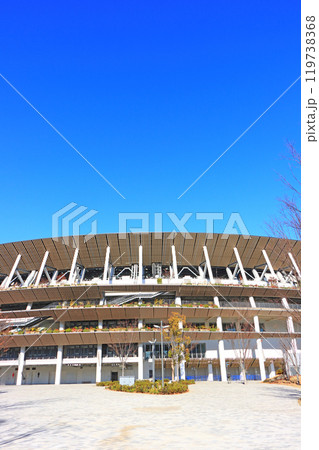 東京都新宿区、国立競技場の風景 119738368