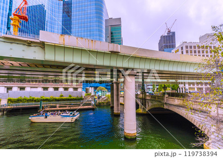 日本の東京都市景観 日本橋。日本橋クルーズや再開発などを望む=10月24日 日本の東京都市景観 日本橋。日本橋クルーズや再開発などを望む=10月24日 119738394