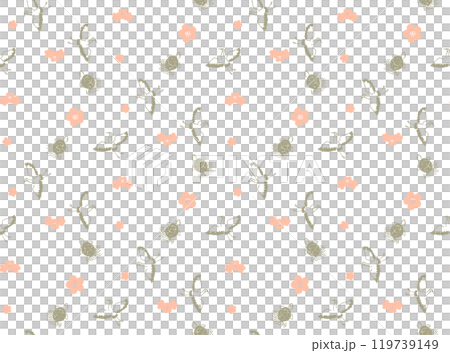 梅と鶴亀のパターン てぬぐい 和柄 金色 梅と鶴亀のパターン てぬぐい 和柄 金色 119739149