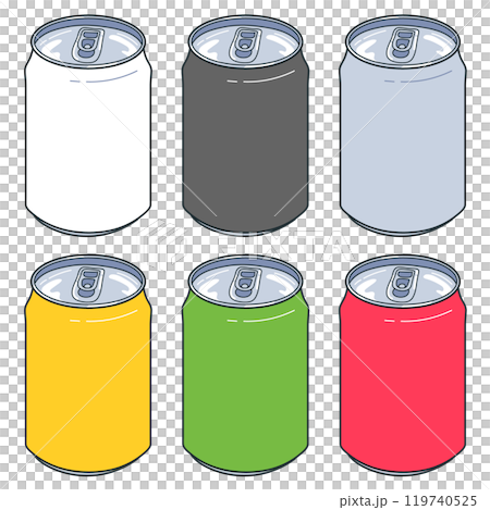 罐頭單色插圖集 119740525