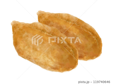 水彩の寿司_いなり01_3 水彩の寿司_いなり01_3 119740646