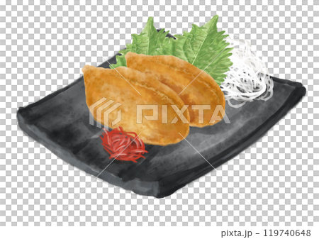 壽司 水彩畫 稻荷壽司 119740648