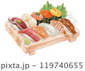 水彩の寿司_セット（盛合せ） 02_1 119740655