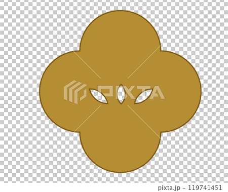 New Year flower icon. Vector illustration 119741451
