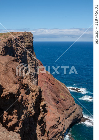Landscape at Vulcao Penha de Aquia, Madeira, Portugal 119745601