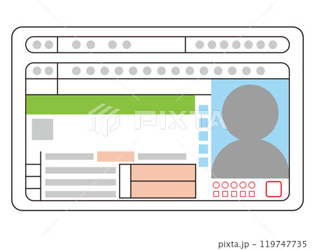運転免許証 グリーン免許 119747735