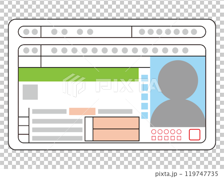 運転免許証 グリーン免許 119747735